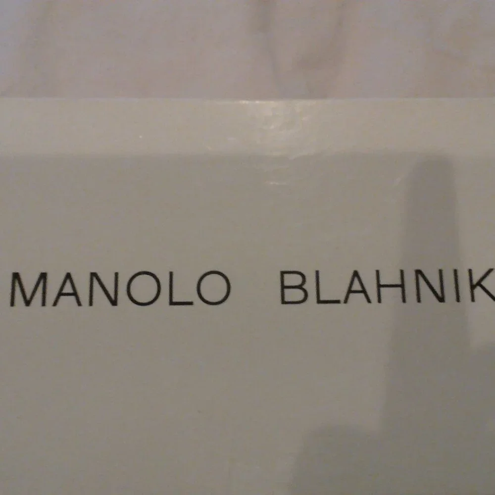 Manolo Blahnik Sandals in Snake Pink Size 38 (Size 8) - Picture 2 of 7